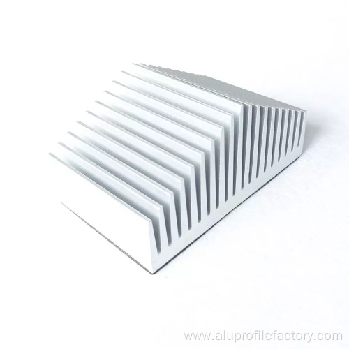 CNC process aluminum radiator profile